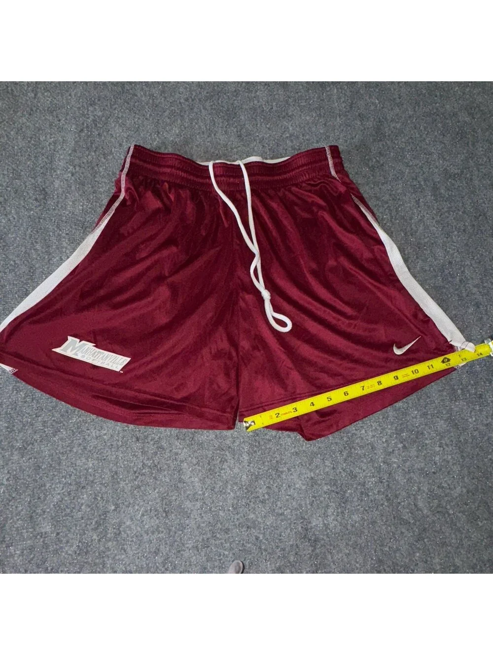 Nike Manhattanville Softball Athletic Mesh Shorts Womens XL Vtg y2k 90s Rare